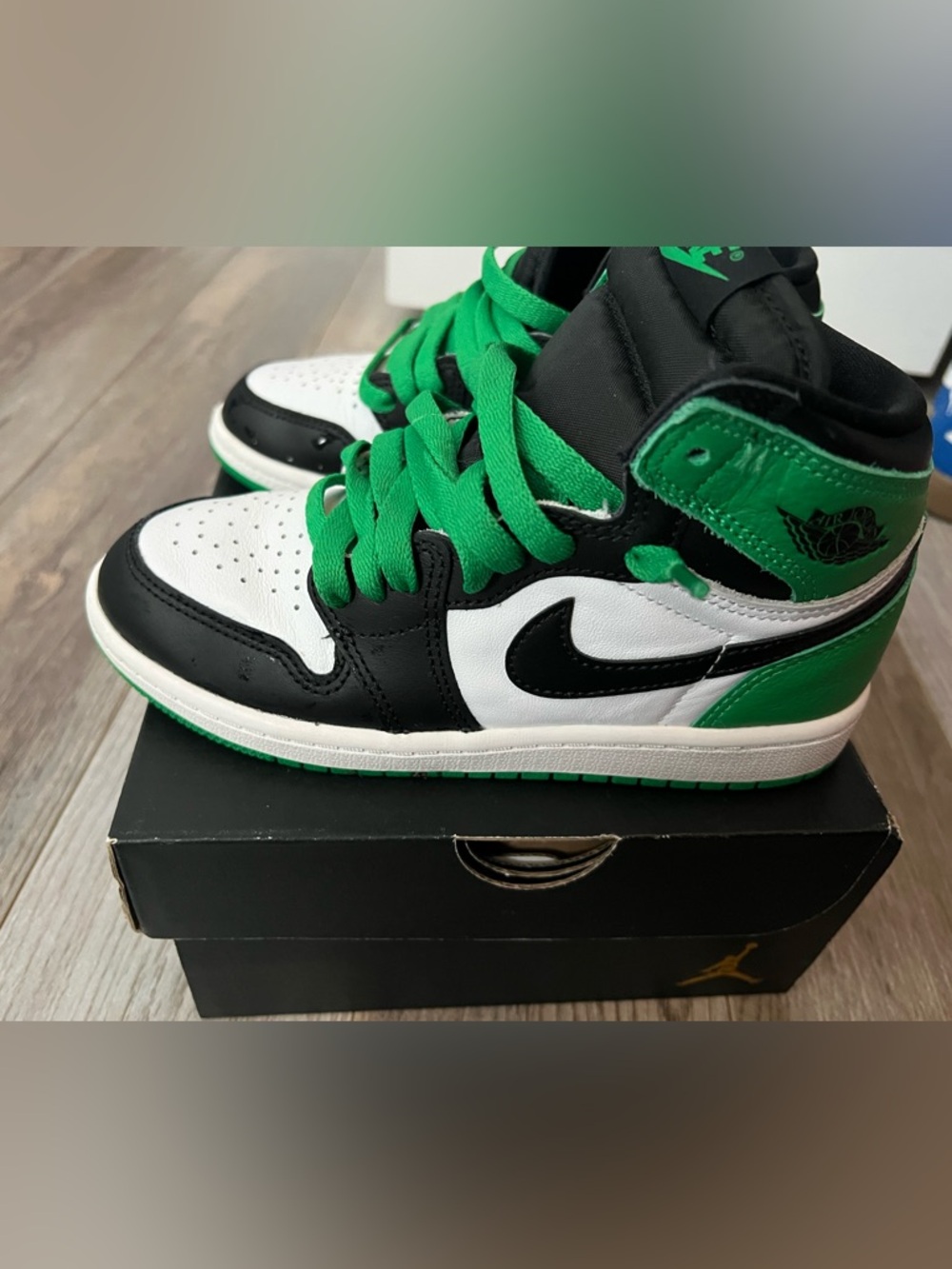 Nike Air Jordan 1 mid ´lucky Green’ kids